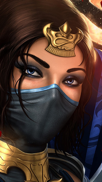 Kitana Mortal Kombat, Kitana , Deadly assassin, Fighting game icon HD phone wallpaper