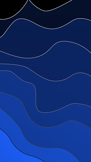 Abstract Blue Waves, electric blue, gradient, minimalista, ondulação, undulation, moderno, amoled, degradê, minimal, modern, design, azul, electric waves HD phone wallpaper