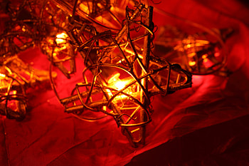Christmas star, graphy, cute, people, star, holiday, lights, christmas, red, lovely, new year HD wallpaper