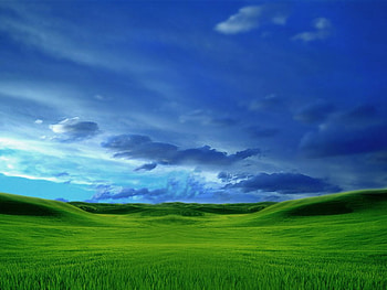 landscape, blue, sky, nature HD wallpaper