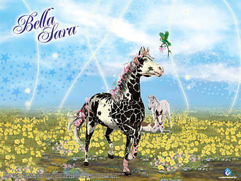 Bella Sara Horse, aninmals, horses, magic, fantasy HD wallpaper