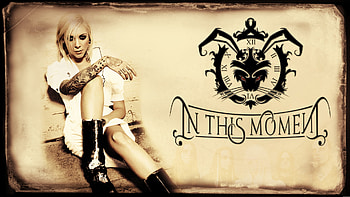 ... In This Moment (Music Band) Desigm by Azazelfire HD wallpaper