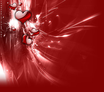 hearts 1 jpg, hearts, kool, funky, red HD wallpaper