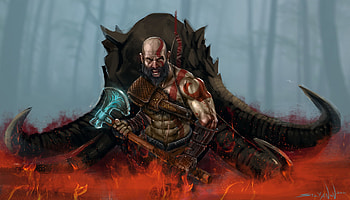 God Of War 4 Art, god-of-war-4, god-of-war, 2017-games, games, ps-games, artist, artstation HD wallpaper
