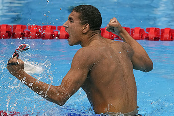 Ahmed Hafnaoui, Swimming HD wallpaper