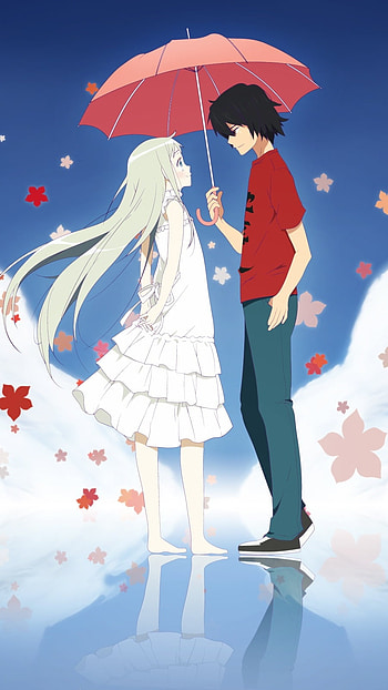 Anime Couple, Winter, Anime, Love HD phone wallpaper