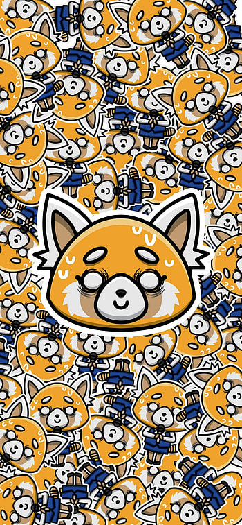 Aggretsuko, Don't rage out, Imgur album, Captivating art HD phone wallpaper