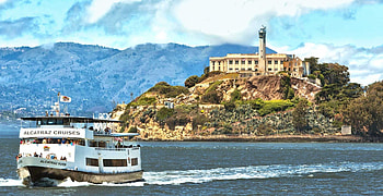 Abandoned Alcatraz building, Eerie atmosphere, Haunting beauty, Urban decay HD wallpaper