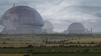 Sci Fi, Structure HD wallpaper