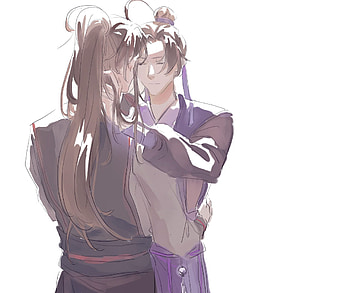 Mo Dao Zu Shi, Anime, Jiang Cheng, Wei Wuxian HD wallpaper