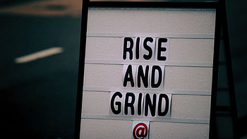 Rise and Grind Quote, quote, typography, inspiring, text HD wallpaper