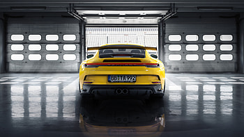 Techart Porsche 911 GT3 2022 3 Cars HD wallpaper