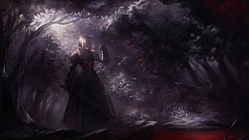 Gothic anime beauty, Captivating illustrations, Dark and mesmerizing, Anime HD wallpaper