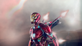 Iron Man Wing Suit , iron-man, superheroes, artist, artwork, digital-art, behance HD wallpaper