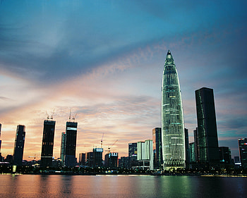 Cities, Building, Skyscrapers, Evening, Tower, Towers HD wallpaper