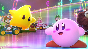 Cute Kirby HD wallpaper