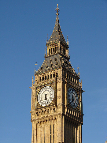 London clock tower, Cityscape view, Historical monument, Timekeeping symbol HD phone wallpaper
