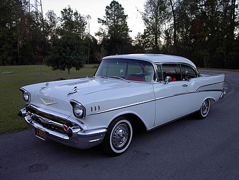 57 Chevy Bel-Air, ford, chrsy, dodge, chevy HD wallpaper