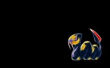 black snake!!!, black, colors, fight, anime, light, attack, shine, game, pokemon HD wallpaper