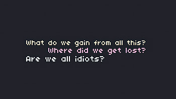 Are We All Idiots, typography, minimalism, minimalist, funny, artist, artwork, digital-art HD wallpaper
