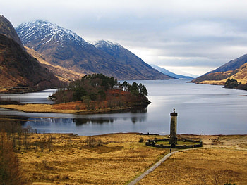 Glenfinnan Monument - Scotland, Scotland, Glenfinnan Monument, Scottish Highlands, Loch Shiel, Jacobite Uprising 1745, Bonnie Prince Charlie HD wallpaper