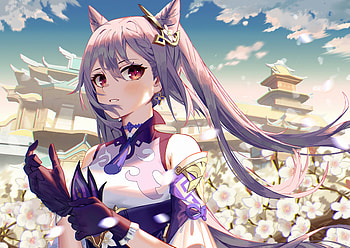 Genshin Impact, Keqing (Genshin Impact) HD wallpaper