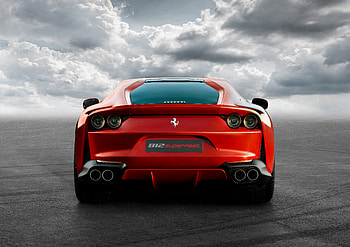 Ferrari 812 Superfast Rear, ferrari-812, ferrari, 2018-cars HD wallpaper