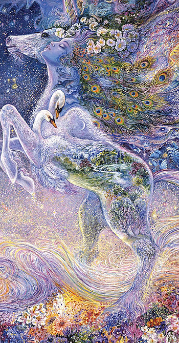 Josephine Wall, Calendars sale, Art lover's delight, Beautiful illustrations HD phone wallpaper