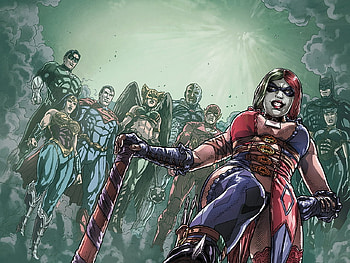 Flash, Comics, Injustice: Gods Among Us, Catwoman, Cyborg (Dc Comics), Dc Comics, Green Lantern, Hal Jordan, Harley Quinn, Hawkgirl (Dc Comics), Shiera Hall, Superman, Wonder Woman HD wallpaper