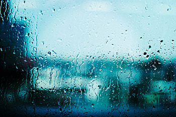 Drops, Macro, Surface, Glass HD wallpaper