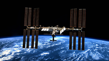 International Space Station, mobile tablet, ISS , Space HD wallpaper