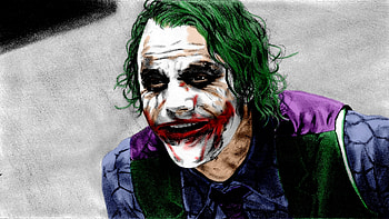 Joker The Dark Knight, joker, artwork, artist, digital-art, deviantart HD wallpaper