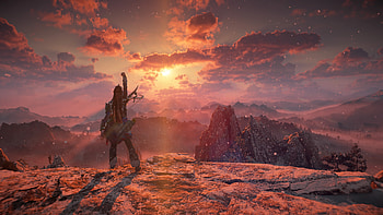 Horizon Forbidden West, cloud, nature, Aloy HD wallpaper