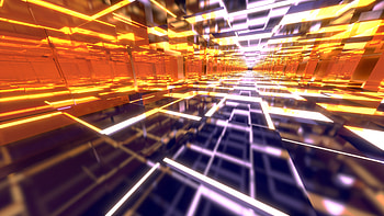 Orange and Purple Glass Tiles, orange (Color), purple, light, bright, glass, Abstract, 3D, abstract purple, Abstract glass HD wallpaper