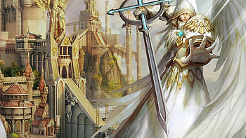 Heroes of Might and Magic V, , Epic battles, Mythical realms HD wallpaper
