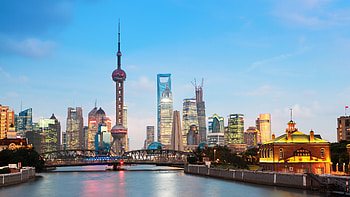 Oriental Pearl Tower, Shanghai, Waibaidu bridge, China world HD wallpaper