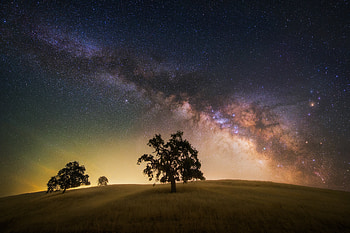 Night, Milky Way, Starry Sky HD wallpaper