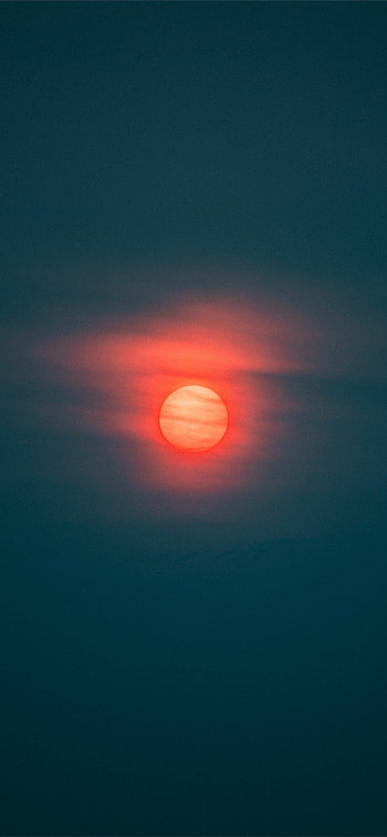 Red sunset, Warm hues, Dusk beauty, Serene atmosphere HD phone wallpaper