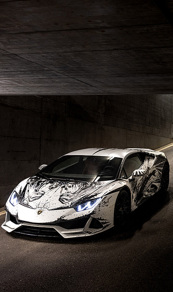 Lamborghini, automotive lighting, car HD phone wallpaper