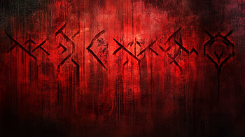 Red Rune Viking, red, Rune, viking HD wallpaper