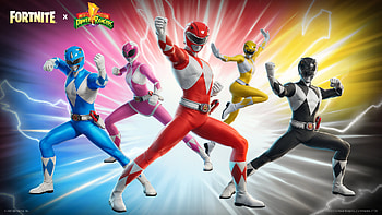 Fortnite x MMPR — Power Rangers, video game, Fortnite, Power Rangers HD wallpaper