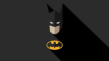 Batman Minimal Dark , batman, superheroes, minimalism, minimalist, dark, black, artist, artwork, digital-art, deviantart HD wallpaper