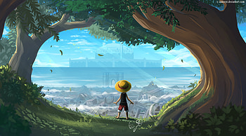 Reached At The Edge Of Forest , forest, artist, artwork, digital-art, deviantart HD wallpaper