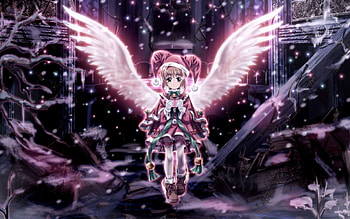 Anime, Girls, Angels HD wallpaper