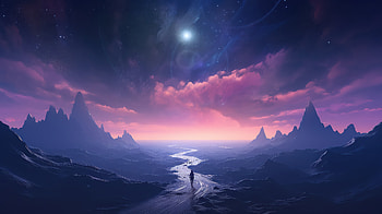 A Journey Within, alone, walking, artist, artwork, digital-art HD wallpaper