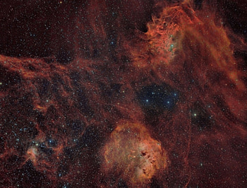 Nebulae in Aurigae, nebula, galaxy, fun, space, cool, stars HD wallpaper