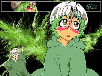 Nel, cute, bleach, green HD wallpaper