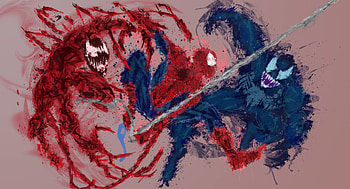 Spidey, venom and carnage, artwork HD wallpaper