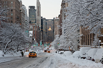 New York Streets, Travels, Winter HD wallpaper