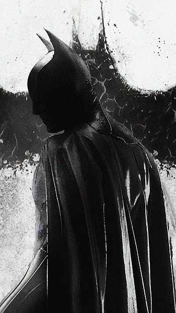 The Batman Posters 2022, Black And White, Batman, logo HD phone wallpaper